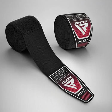 Bandes de boxe RDX Aura PLUS T17 – 4,5 m – Noir