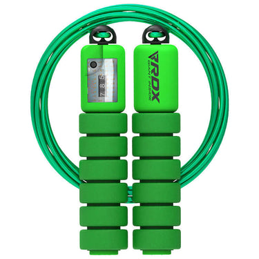 RDX FP Kids 10.3ft Adjustable Skipping Rope with Counter - RDX Sports | Switzerland #color_green