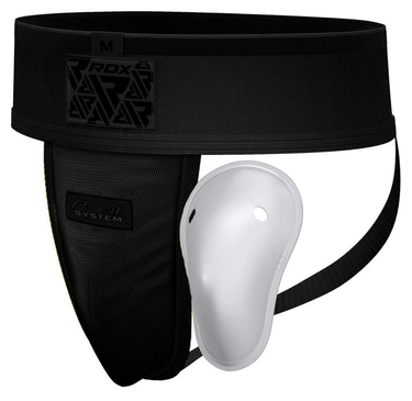 RDX H1 Tiefschutz mit Gel-Cup – Schwarz – Schwarz