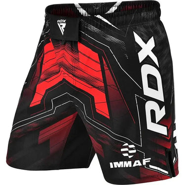 RDX IMMAF Approved MMA Fight & Training Shorts Red – Red