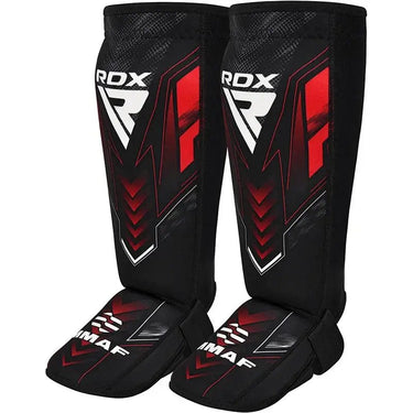RDX IMMAF Neopren-Schienbein- und Spannschutz – Rot – Rot