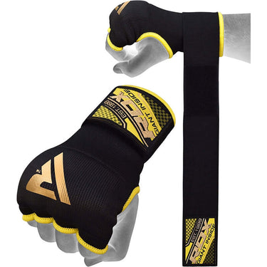 RDX IS Gel-Innenhandschuhe mit Klettverschluss – OEKO-TEX® 100 – Gelb