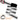 Bandes de genoux élastiques de compression RDX K1 OEKO-TEX®