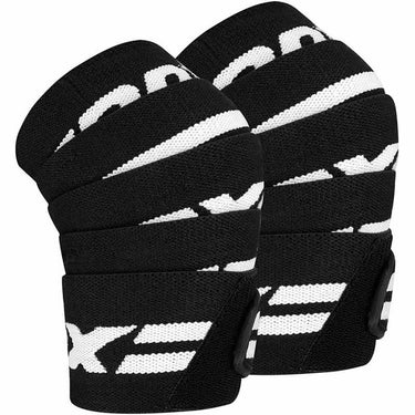 Bandes de compression pour genoux RDX K2 OEKO-TEX® – Noir