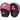 RDX T1 gebogene Pratzen – Rosa