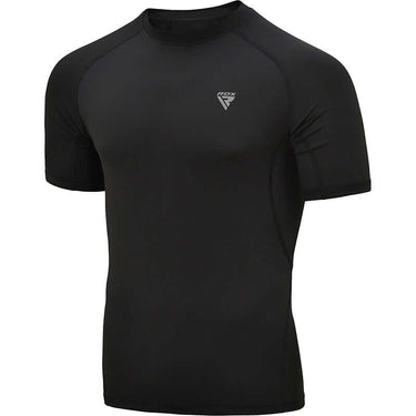 RDX T15 Rashguard Kurzarm Schwarz – Schwarz