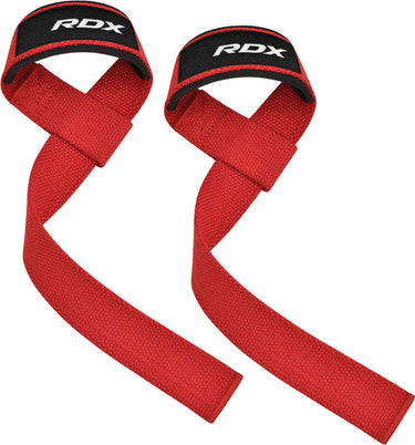 RDX W1 Weight Training Wrist Straps – Red