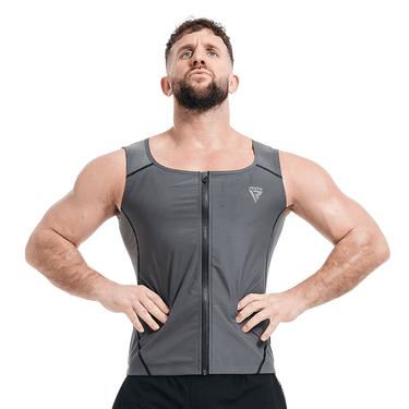 RDX Zippered Men Sweat Vest - RDX Sports | Switzerland #color_grey