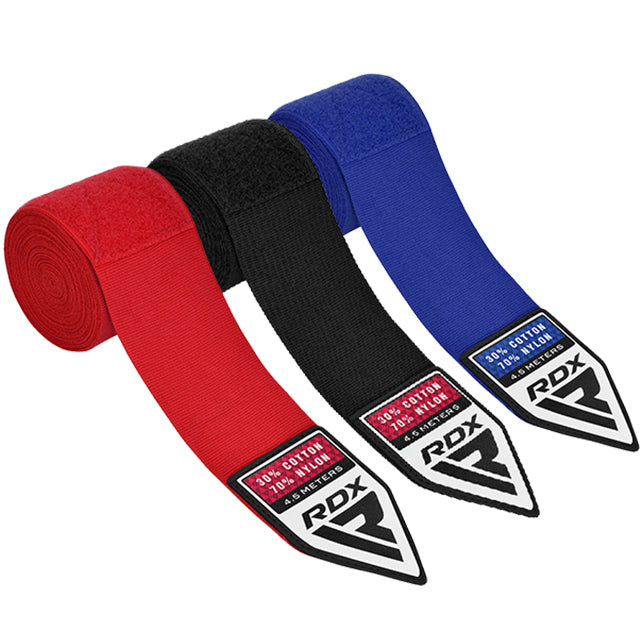 RDX RB Professional Boxing Hand Wraps Set#color_red