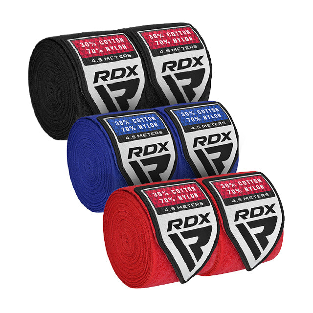 RDX RB Professional Boxing Hand Wraps Set#color_red