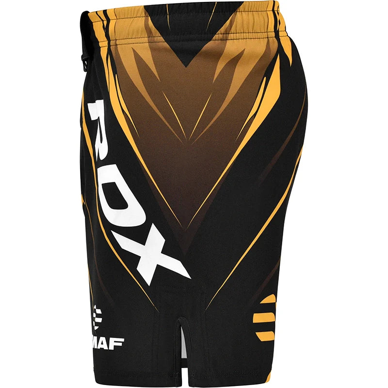 RDX IMMAF Approved MMA Fight & Training Shorts Golden