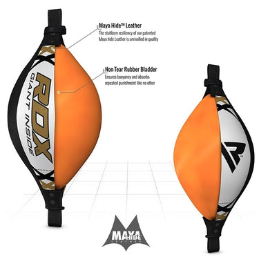 Ballon double attache RDX S2 – Blanc/Noir