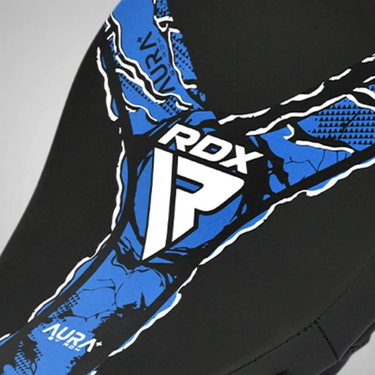 Pattes d'ours de boxe et MMA en noir et bleu pour l'entraînement de précision #couleur_bleu