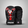 Gants de sparring MMA RDX Aura F17 noir et rouge