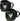 RDX A4 Ankle Straps For Gym Cable Machine#color_green