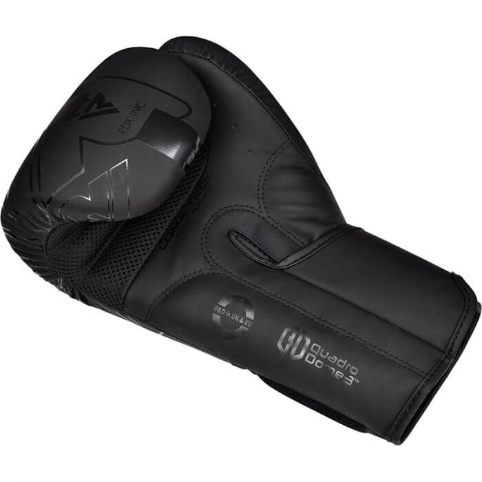 RDX F6 Kara Boxing Training Gloves Black#color_black