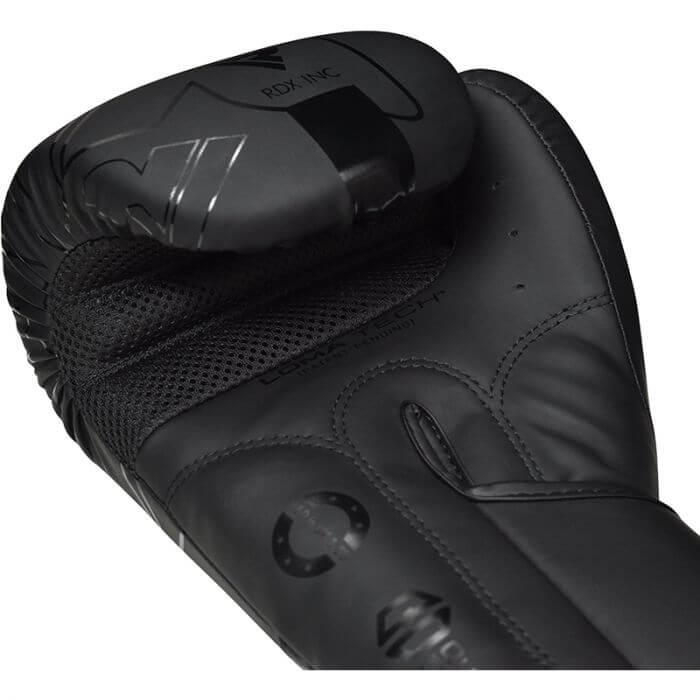 RDX F6 Kara Boxing Training Gloves Black#color_black