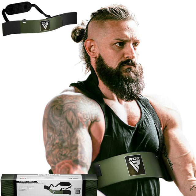 RDX T2 Arm Blaster for Biceps Curl#color_green