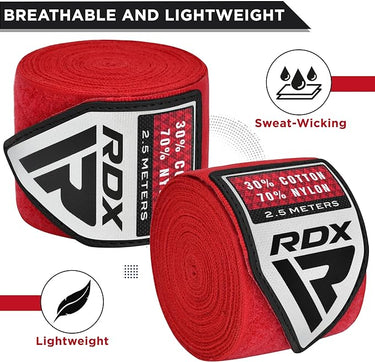 HAND WRAPS 2.5 kids - RDX Sports | Switzerland #color_red