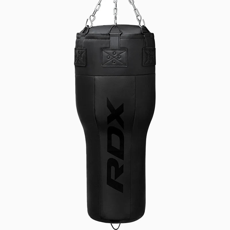 RDX 3 - in - 1 Angle Punch Bag Full Black with Gloves Set - RDX Sports | Switzerland