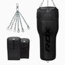 RDX 3 - in - 1 Angle Punch Bag Full Black with Gloves Set - RDX Sports | Switzerland