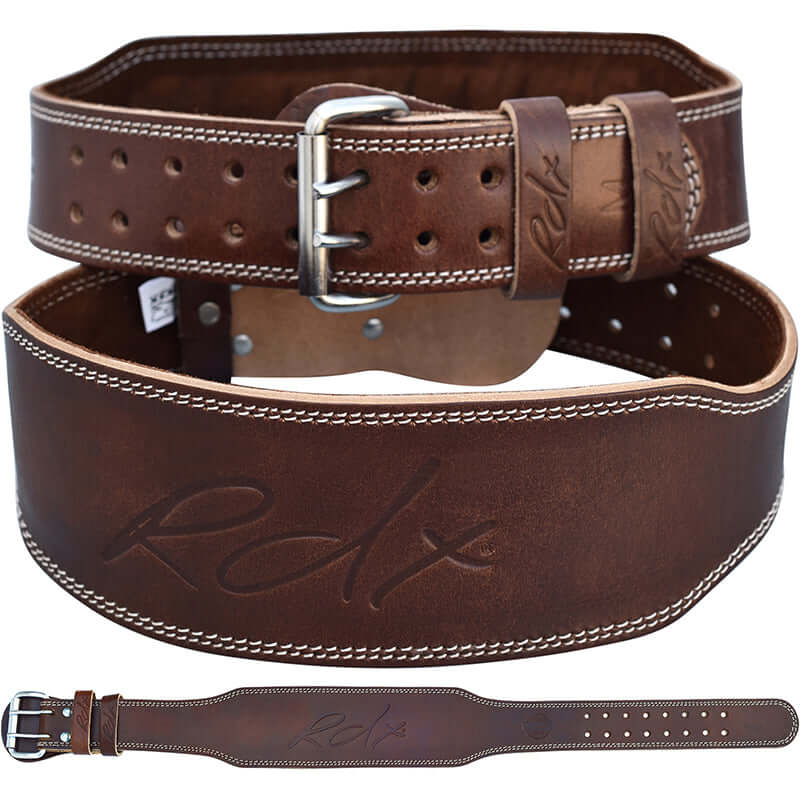 RDX 4 Inch Leather Weightlifting Belt - RDX Sports | Switzerland