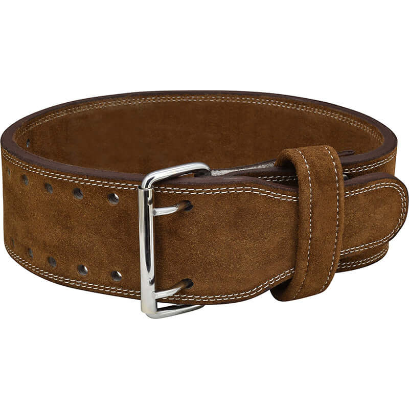 RDX 4PN Suede Leather Brown Powerlifting Belt - RDX Sports | Switzerland
