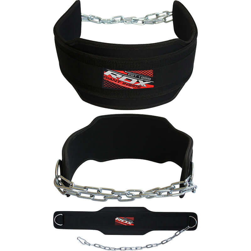 RDX 6DP Weight Training Dipping Belt with Chain - RDX Sports | Switzerland