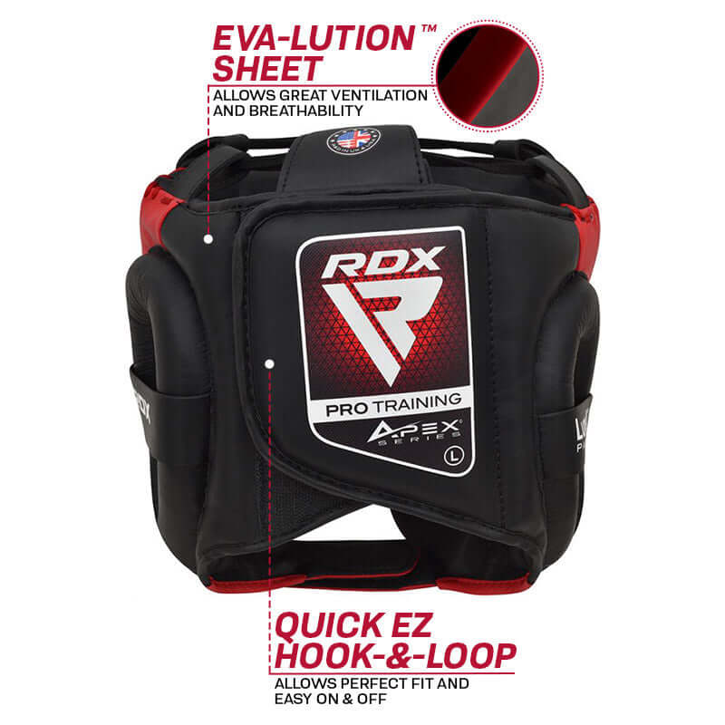 RDX APEX Boxing Head Gear With Cheek Protector - RDX Sports | Switzerland