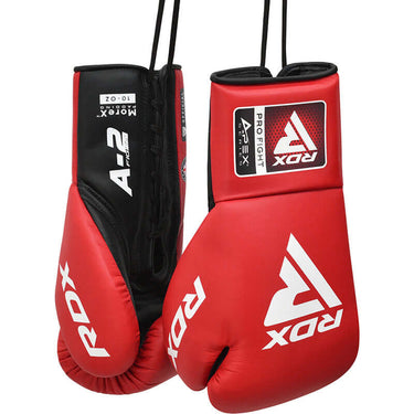 RDX APEX Competition/Fight Lace Up Boxing Gloves