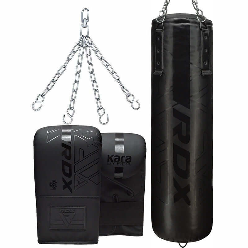 RDX F6 KARA 4ft / 5ft 3 - in - 1 Punch Bag & Bag Gloves Set - RDX Sports | Switzerland