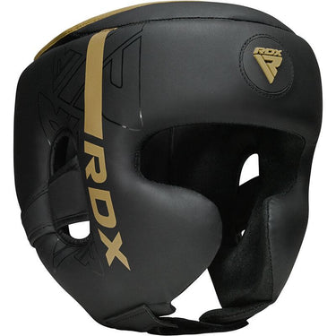 RDX F6 KARA Head Guard Black - RDX Sports | Switzerland #color_gold