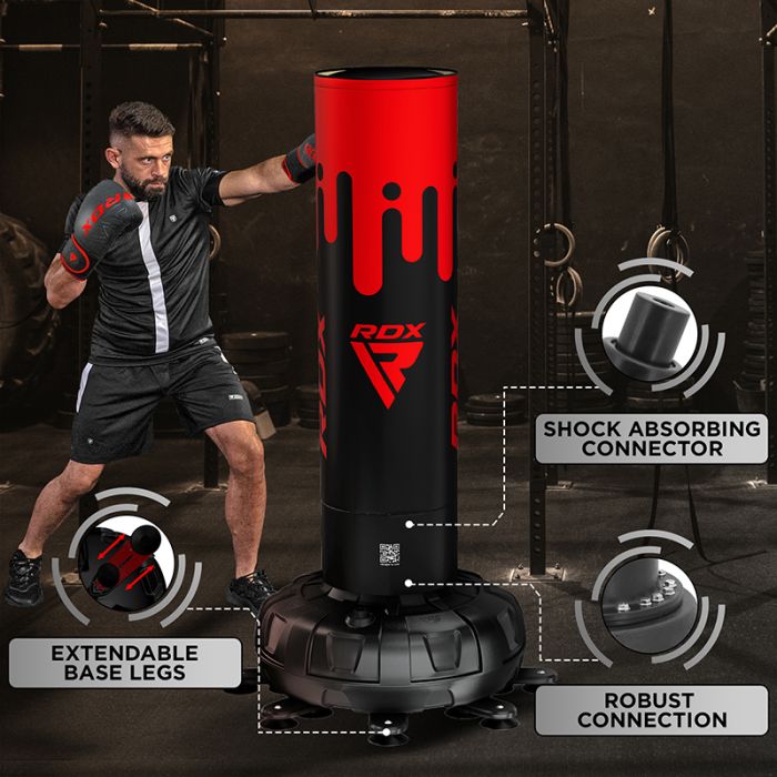 RDX F9 5FT ADULTS FREE STANDING PUNCH BAG WITH BAG MITTS - RDX Sports | Switzerland