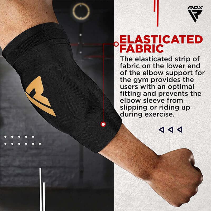 RDX HY CE Certified Padded Elbow Sleeve for Muay Thai & MMA Workout OEKO - TEX® Standard 100 certified - RDX Sports | Switzerland