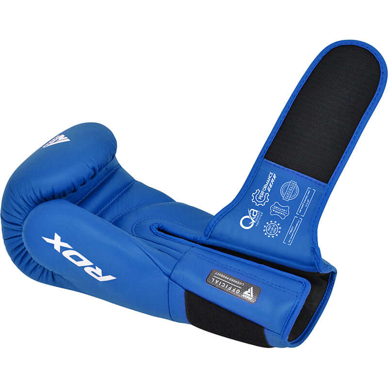 RDX IBA Boxing Gloves for Amateur Competitions Blue - RDX Sports | Switzerland