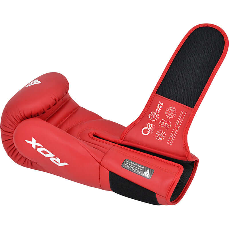 RDX IBA Boxing Gloves for Amateur Competitions Red - RDX Sports | Switzerland