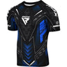 RDX IMMAF Approved Half Sleeves Compression Shirt Blue - RDX Sports | Switzerland