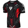 RDX IMMAF Approved Half Sleeves Compression Shirt Red - RDX Sports | Switzerland
