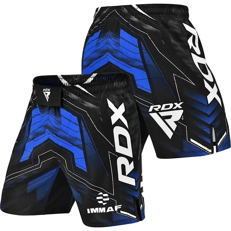RDX IMMAF Approved MMA Fight & Training Shorts Blue - RDX Sports | Switzerland