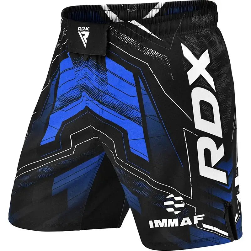 RDX IMMAF Approved MMA Fight & Training Shorts Blue - RDX Sports | Switzerland