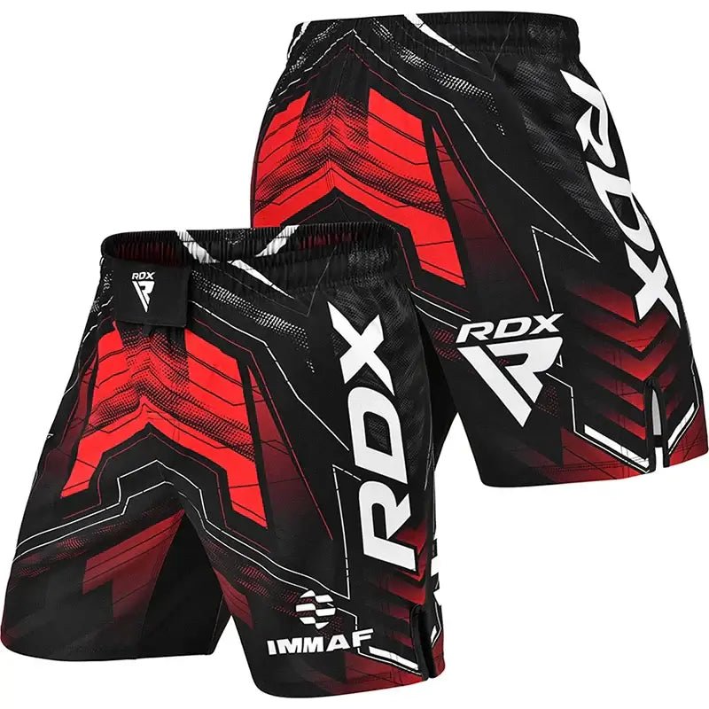 RDX IMMAF Approved MMA Fight & Training Shorts Red - RDX Sports | Switzerland