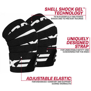 Bandes de compression pour genoux RDX K2 OEKO-TEX®