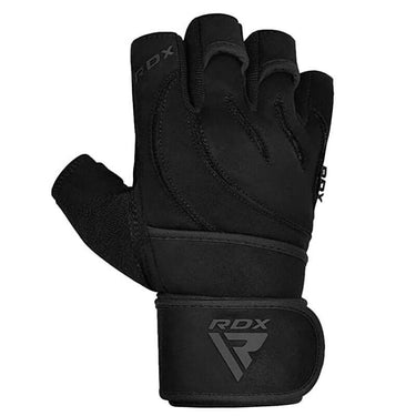 RDX L4 Halbfinger-Fitnesshandschuhe aus Leder