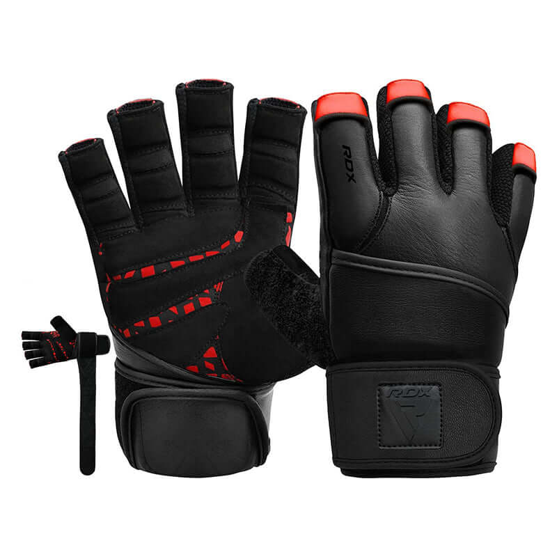 RDX L7 Weight Lifting Leather Gym Gloves - RDX Sports | Switzerland