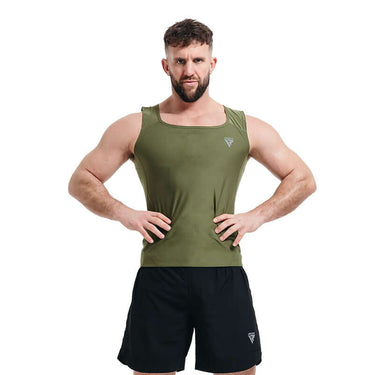 RDX M1 Men Sweat Vest Without Zipper REACH OEKO TEX 100 Certified - RDX Sports | Switzerland #color_green