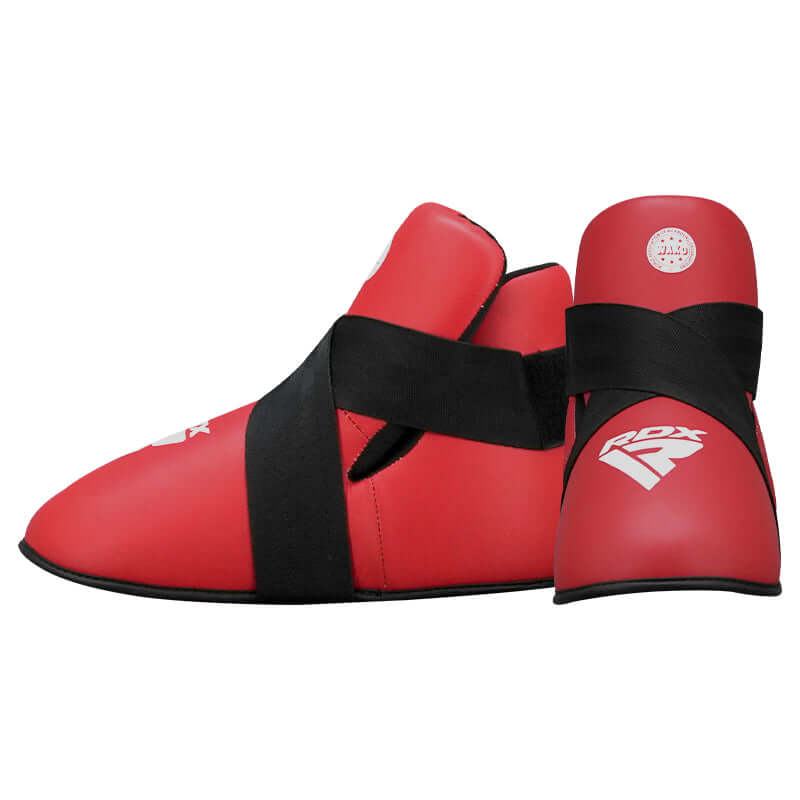 RDX T1 WAKO Foot Protector Red - RDX Sports | Switzerland
