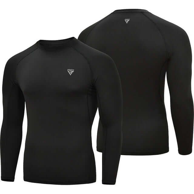 RDX T15 Long Sleeve Black Rash Guard - RDX Sports | Switzerland