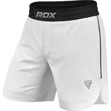 RDX T15 MMA Fight Shorts White #color_white