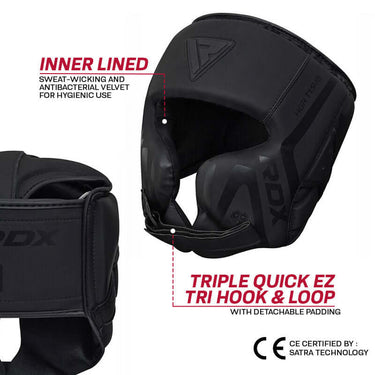 RDX T15 Noir Kopfschutz mit Wangenschutz