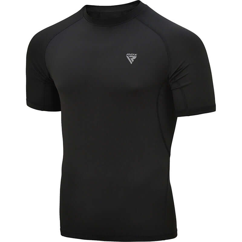 RDX T15 Short Sleeve Black Rash Guard - RDX Sports | Switzerland